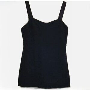 Lululemon | Fitted Pull-On Adjustable Straps Tank-Top in Black | Size 4 Women's